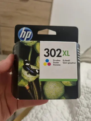 Cartucho Tinta HP 302XL Tricolor