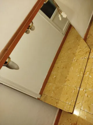 Espejo madera y cristal