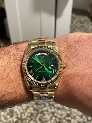 Rolex Day-Date Verde Oro