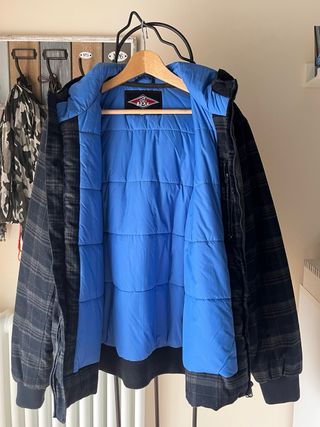 Giubbotto invernale imbottito a quadri