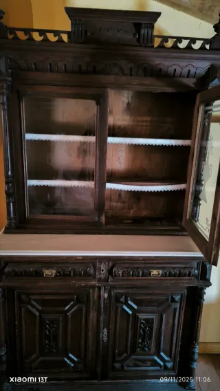 Aparador Vitrina Mueble Auténtico CastellanoNegoc.