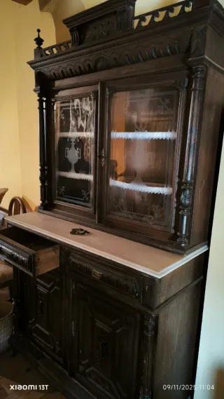 Aparador Vitrina Mueble Auténtico CastellanoNegoc.