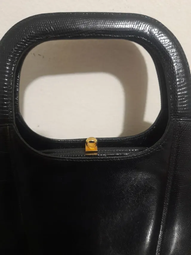 Borsetta vintage pelle lucertola anni '50
