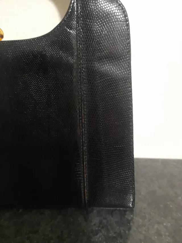 Borsetta vintage pelle lucertola anni '50