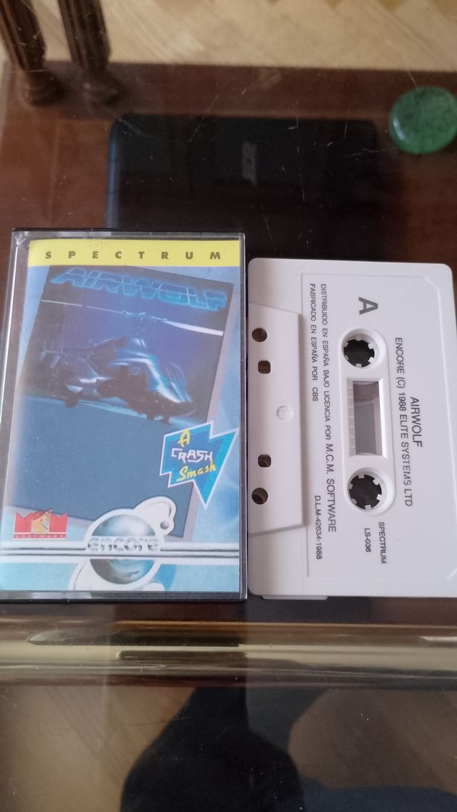 Juego Spectrum Airwolf Encore 1988