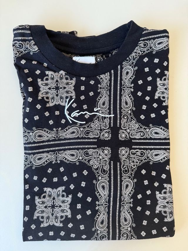 Camiseta Karl Kani Bandana Negra