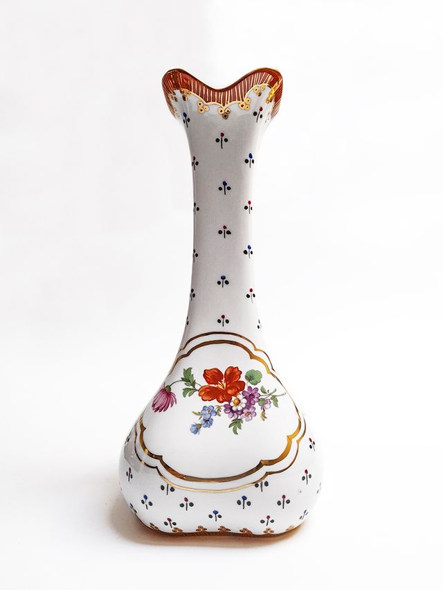 Jarra de Porcelana Vintage Pintada à Mão