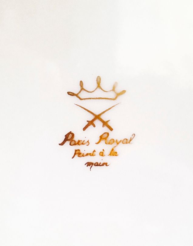 Jarra de Porcelana Vintage Pintada à Mão