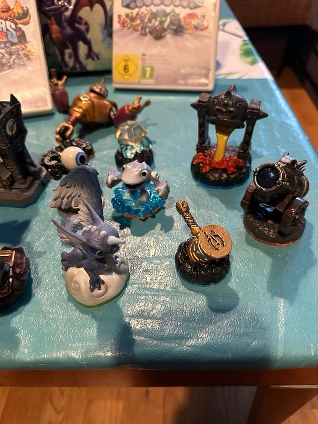 3 Juegos Nintendo wii skylanders spyro +figuras+bo