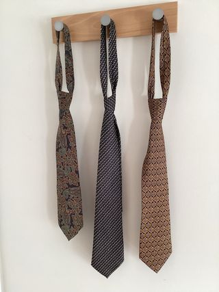 Lote 3 corbatas estampadas