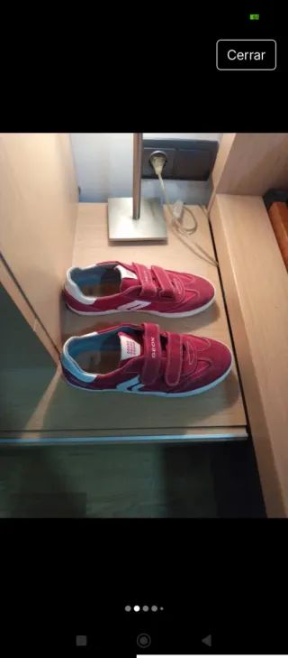 Zapatillas Geox Rojas Talla 39