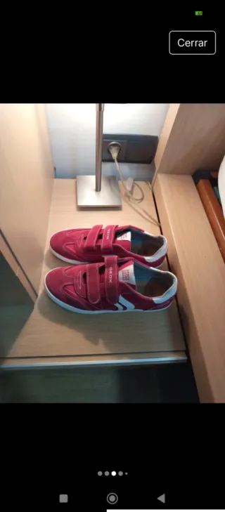 Zapatillas Geox Rojas Talla 39