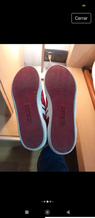 Zapatillas Geox Rojas Talla 39