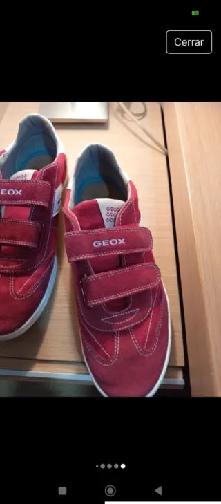 Zapatillas Geox Rojas Talla 39