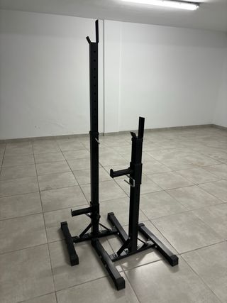 Soportes para barra de pesas