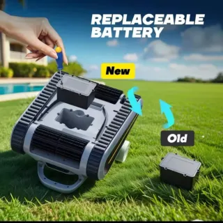 Robot Limpiafondos Piscina Inalámbrico - NUEVO