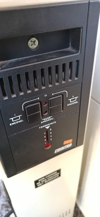 Estufa radiador de aceite