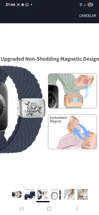 Pack 3 Correas Tela Apple Watch