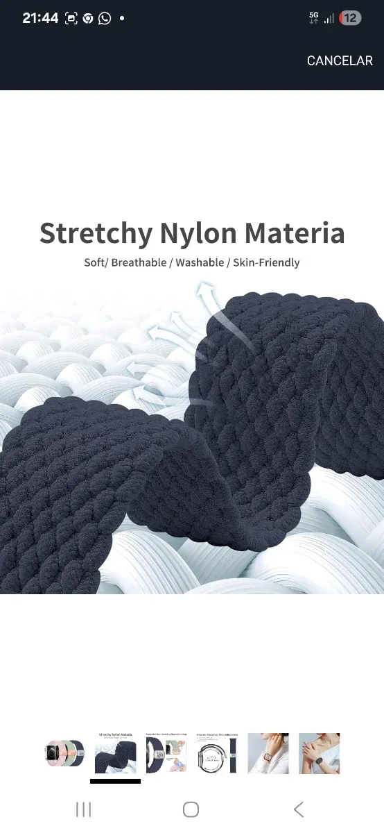 Pack 3 Correas Tela Apple Watch