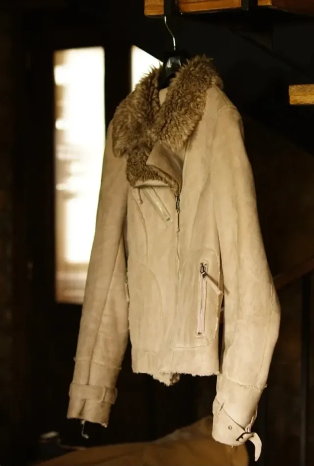 Chaqueta Beige Mujer Talla 44