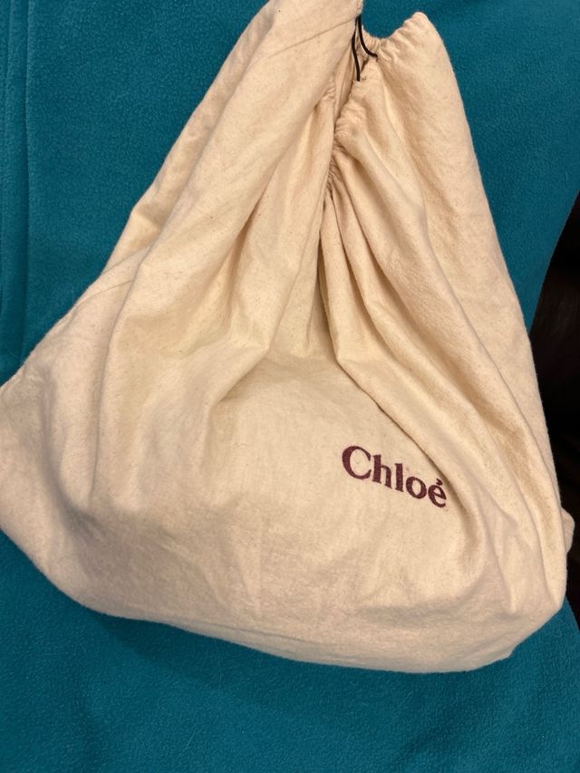 Bolso Chloe Marrón Cuero Trenzado