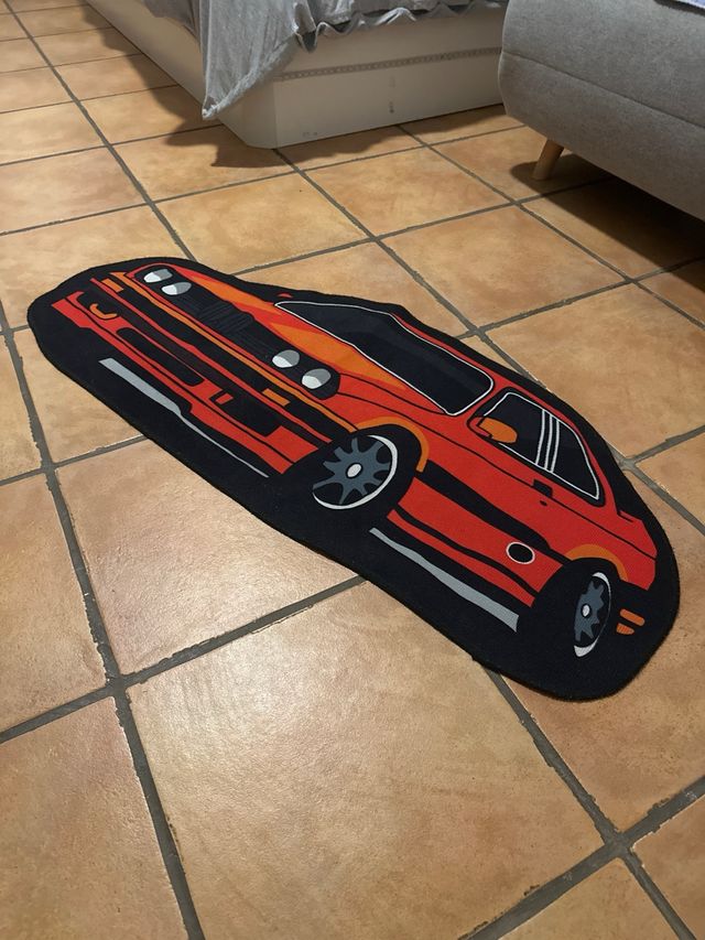 Alfombra diseño coche deportivo,lavable