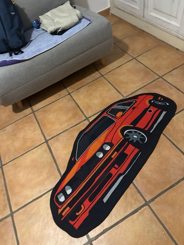 Alfombra diseño coche deportivo,lavable