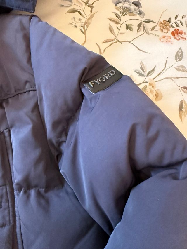 Plumas azul marino hombre de pluma natural Fyord