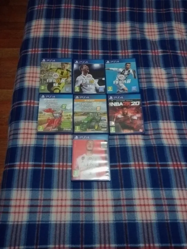 Lote 7 Juegos PS4: FIFA, Farming, NBA