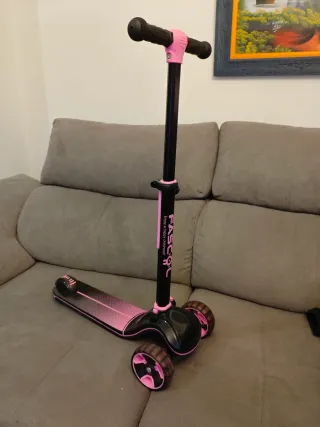 Patinete Fascol 3 Ruedas color rosa