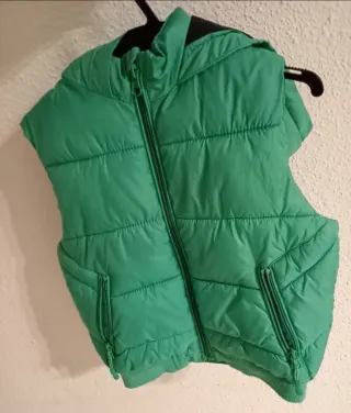 Chaleco plumífero niño talla 7-8