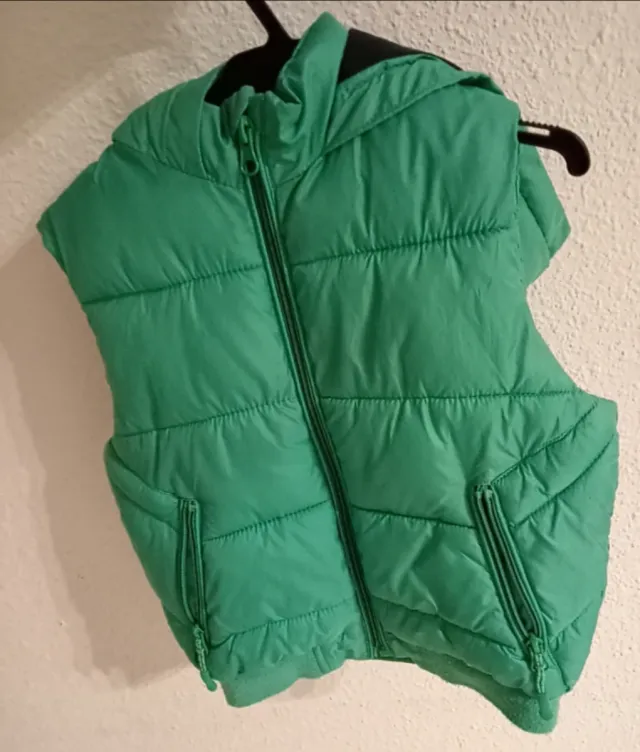 Chaleco plumífero niño talla 7-8