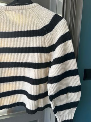 Jersey Esmara rayas blanco y negro