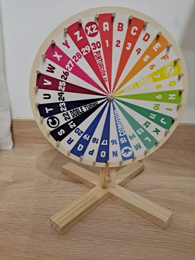 Ruleta Educativa Aldi Letras Números