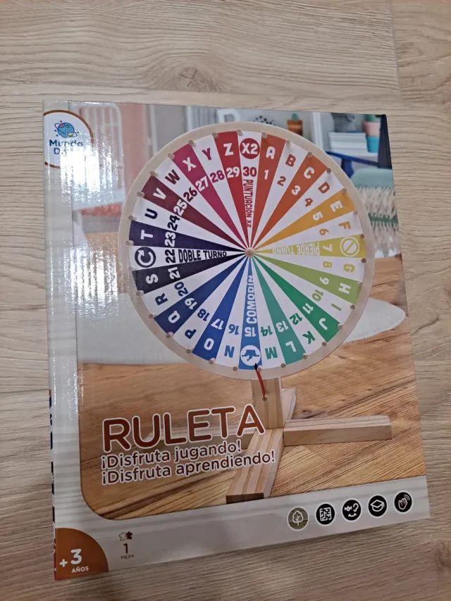 Ruleta Educativa Aldi Letras Números