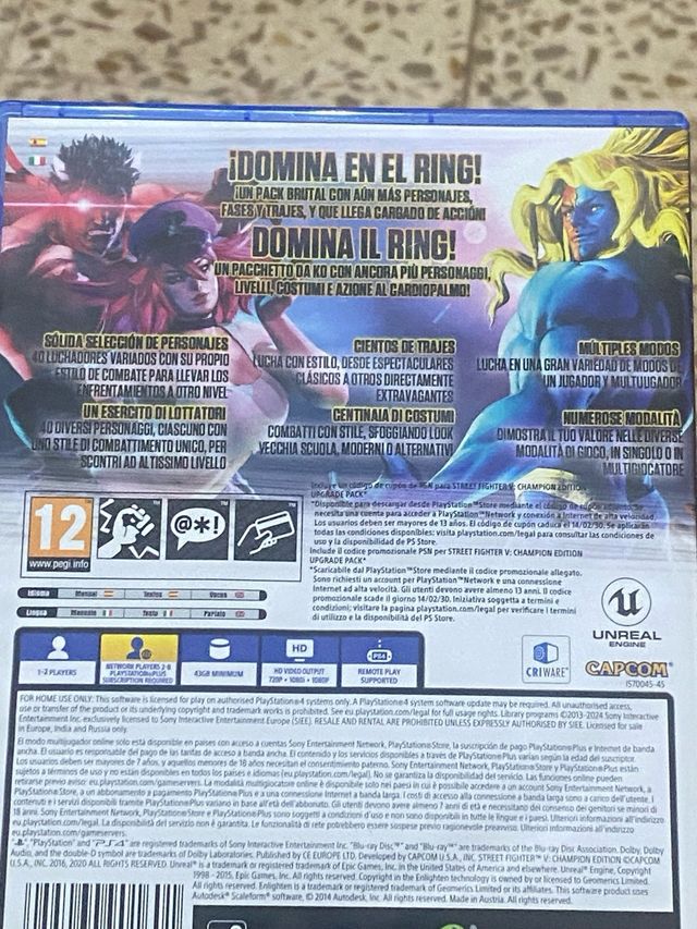 PS4 Street Fighter V Champion Edition