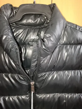 Chaleco Mango Negro Nuevo Talla M