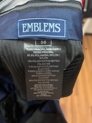 Traje Azul Marino Emblems