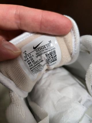 Nike Air Max 1 Beige/Blanco Talla 40.5