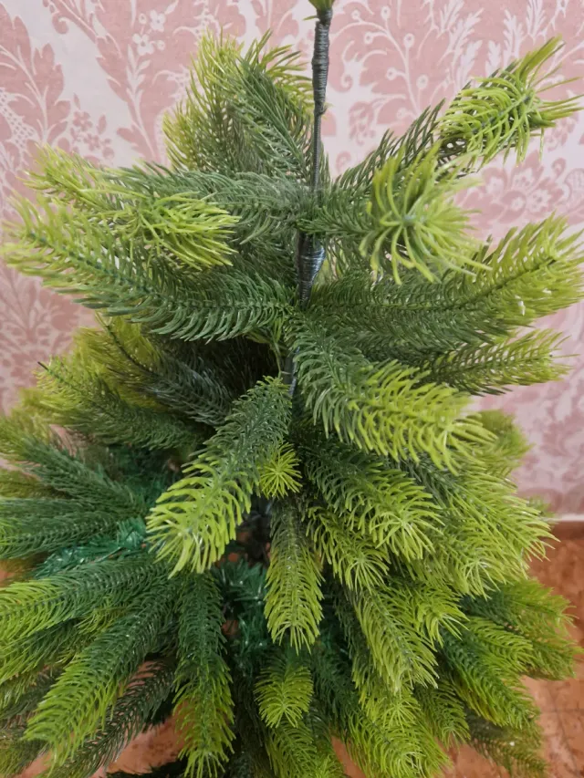 Árbol de Navidad artificial verde mediano