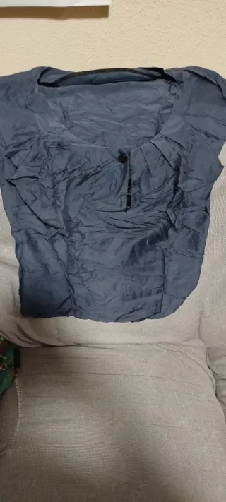 Camiseta H&M Azul Talla 44