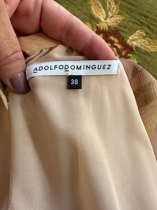 Vestido Adolfo Domínguez Talla 38 de gasa