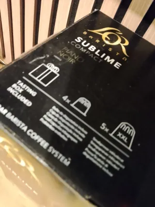 Cafetera L'or Barista Sublime Piano Noir