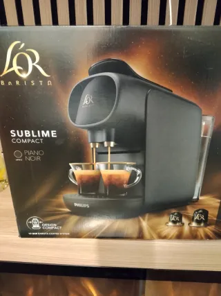 Cafetera L'or Barista Sublime Piano Noir