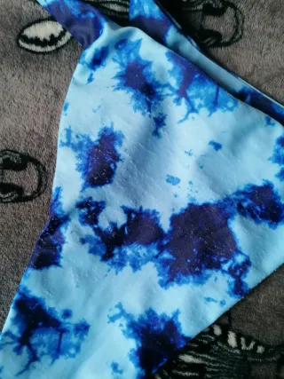 Bikini azul tie-dye