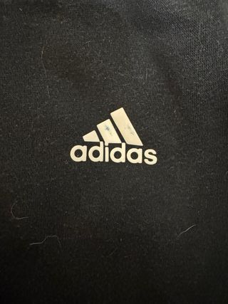 Sudadera Adidas Negra con Rayas Talla L/XL