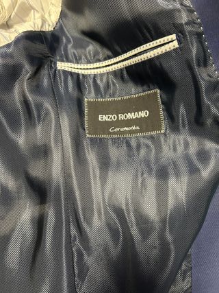 Traje Novio Azul Marino Moderno
