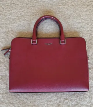Bolso Michael Kors Rojo Portadocumentos