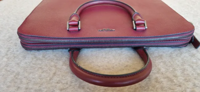 Bolso Michael Kors Rojo Portadocumentos