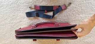 Bolso Michael Kors Rojo Portadocumentos